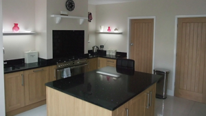 wooden kitchen unit