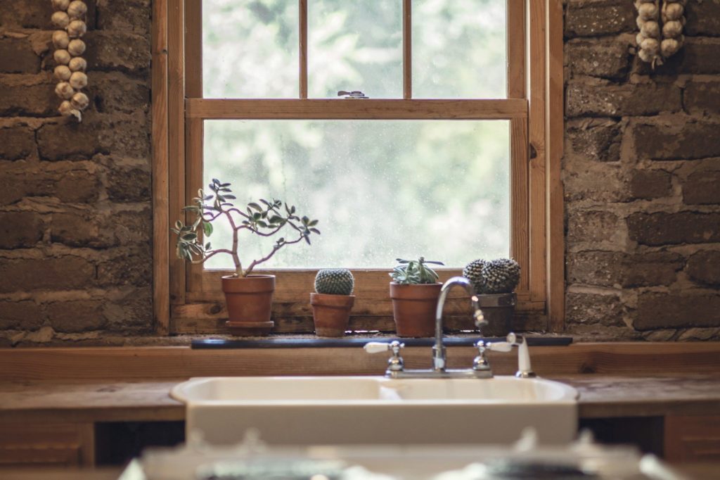 nature inspired kitchen