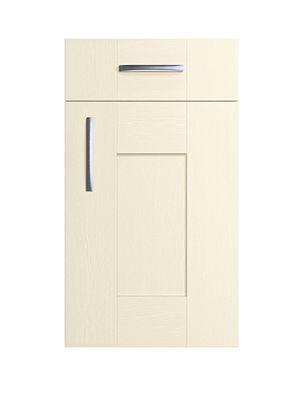 New kitchen cupboard doors FP Ivory shaker T&G Panel fit easily to most units 