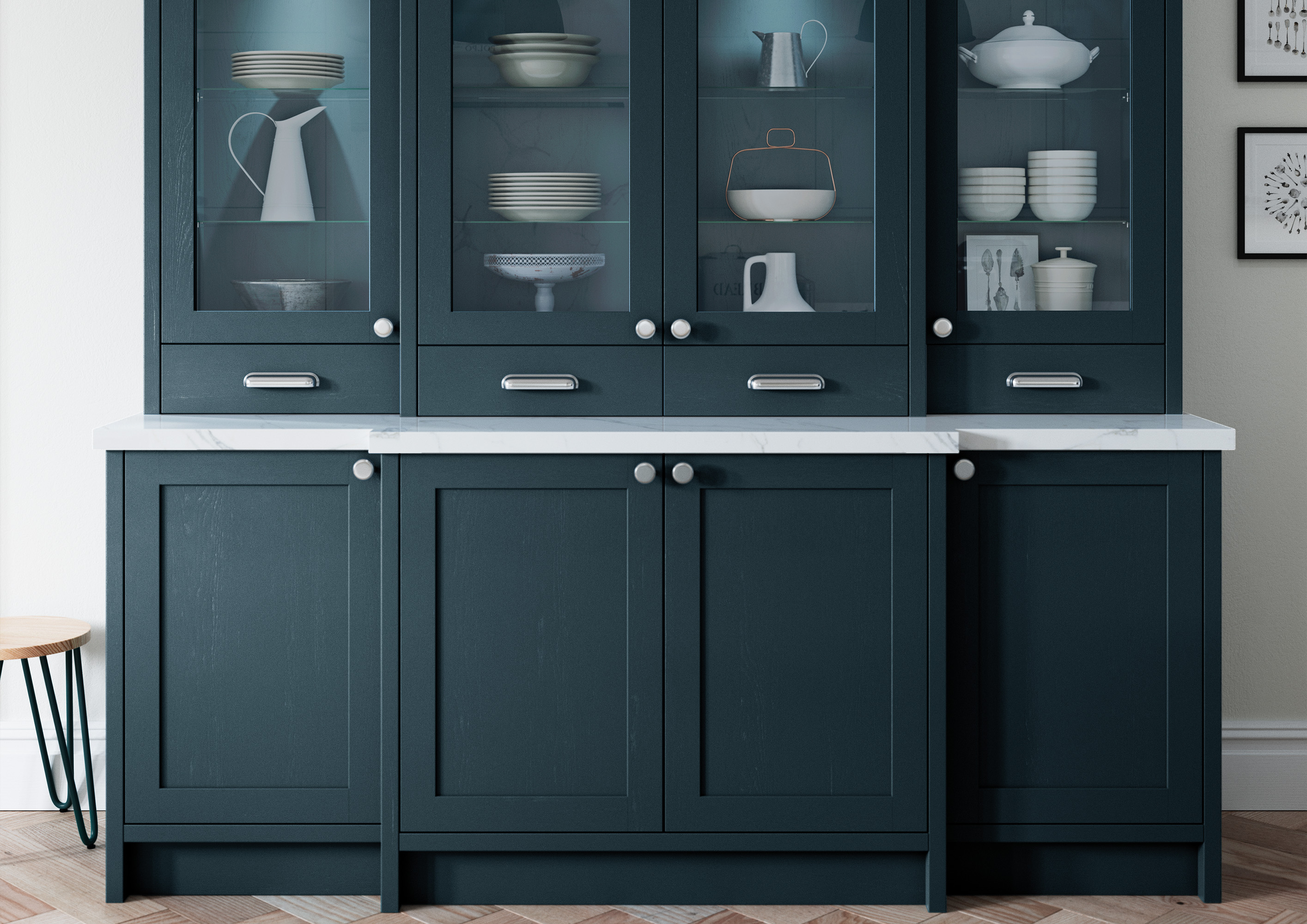 Aldana Marine Painted Kitchen Doors : Cheap Kitchen Units and Cabinets ...