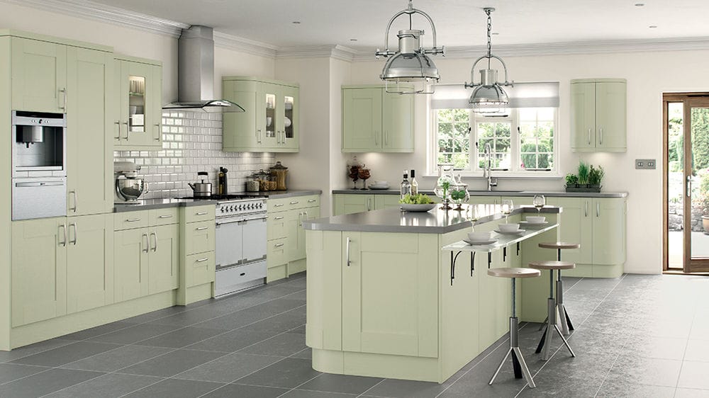 Luxury Shaker Sage Green kitchens combining the timeless elegance of shaker design with the tranquility of sage green
