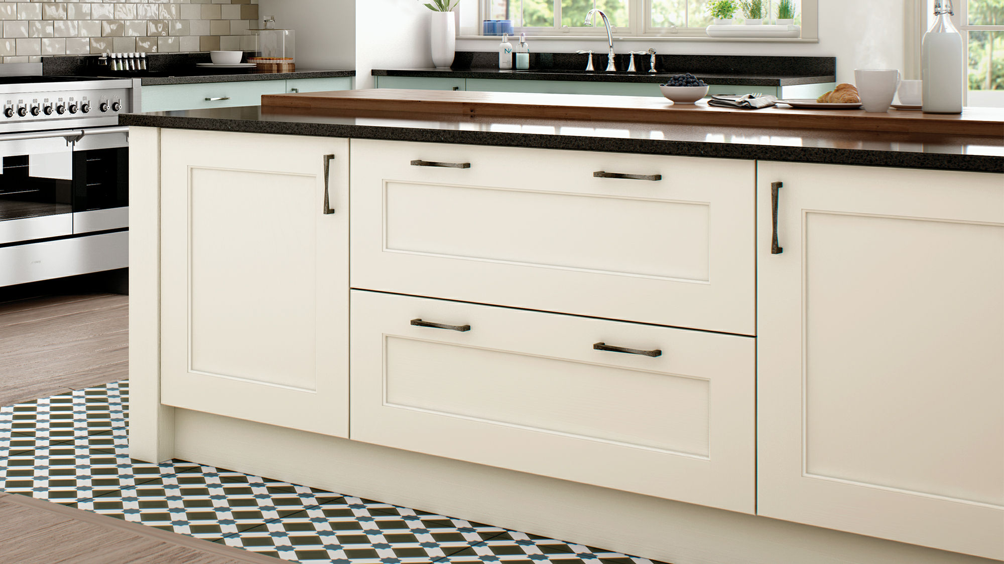 Wakefield solid wood ivory kitchen highlighting traditional craftsmanship and modern appeal