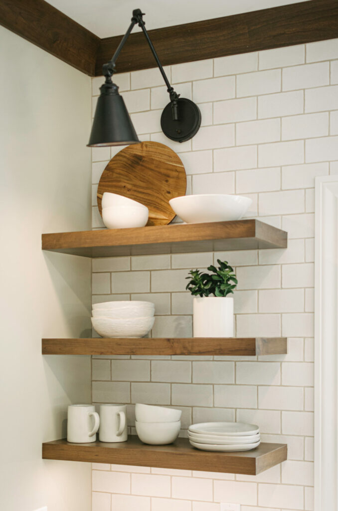 floating shelves