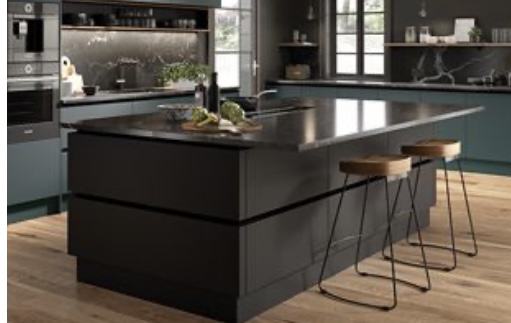 black kitchen