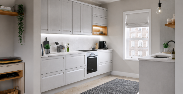 Harborne Light Grey Kitchen Units