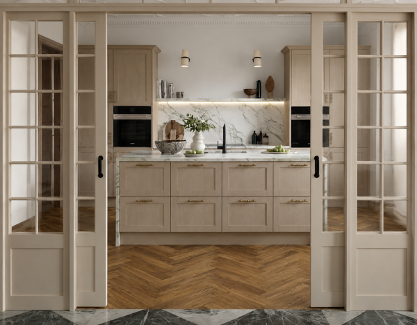 Aldana Cashmere Painted Kitchen Doors
