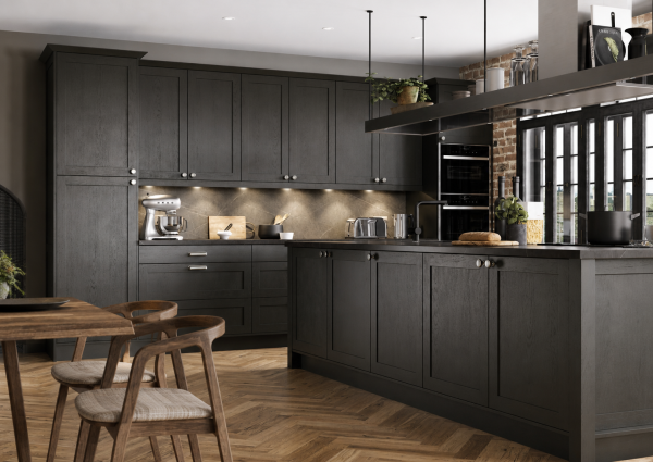 Aldana Graphite Painted Kitchen Doors