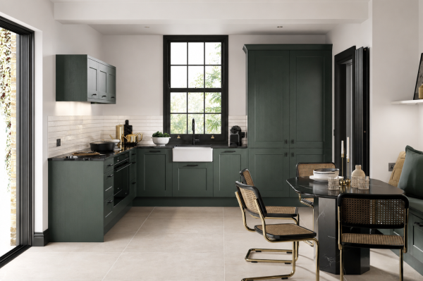 Heritage Green Kitchen Units