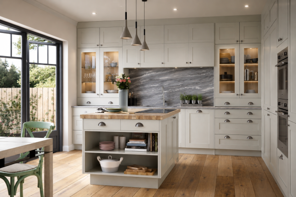 Light Grey Kitchen Units