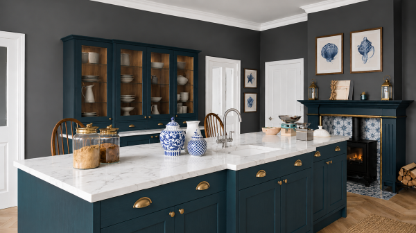 Aldana Marine Painted Kitchen Doors