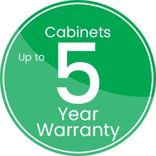 Cabinets - Up to 5-year warranty