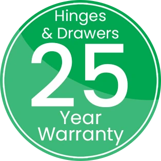 Hinges & Drawers - 25-year warranty