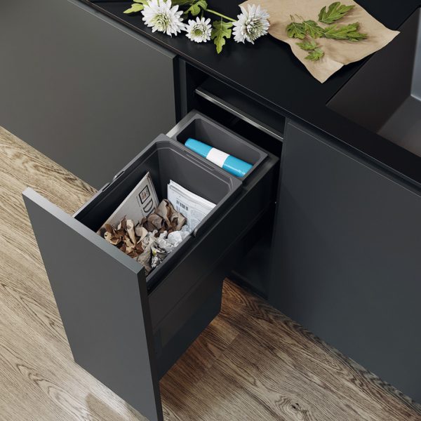 300 Lava Pull Out Waste Bin