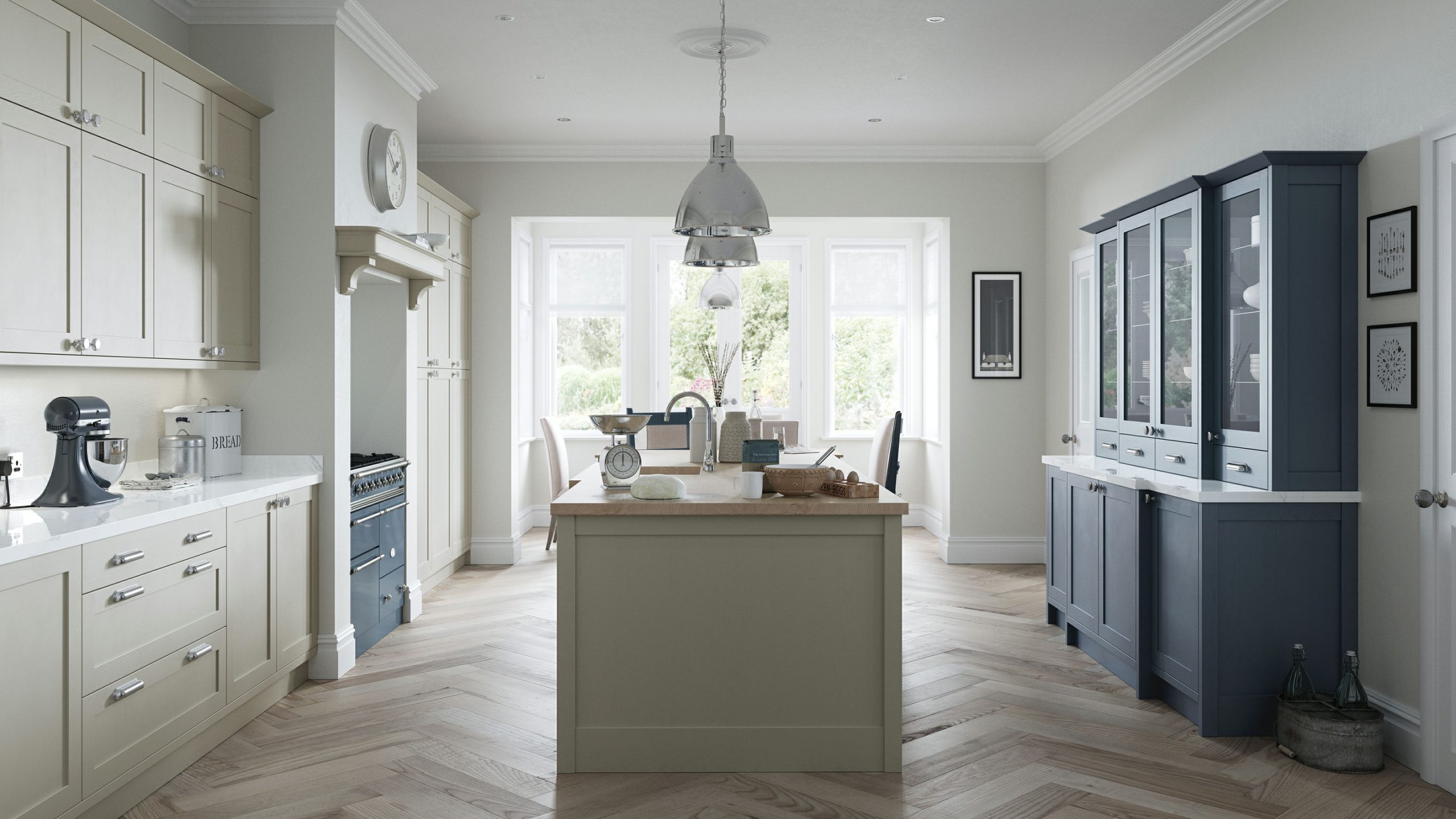 Stone Effect Kitchens part of beige kitchen range