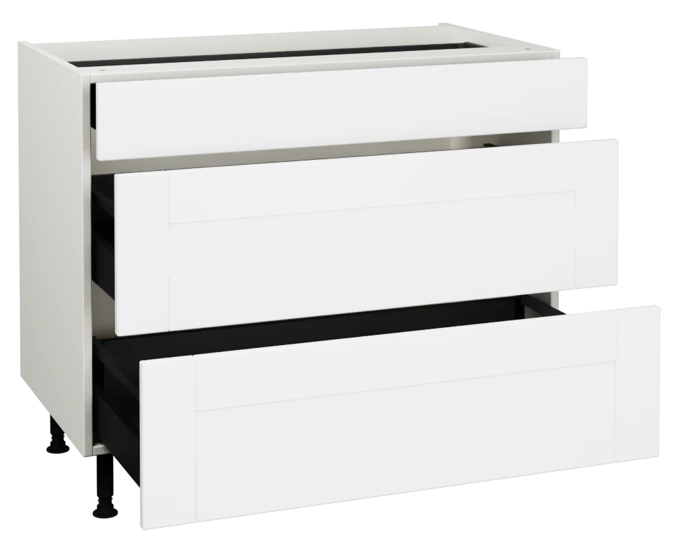 1000 3 Drawer Base