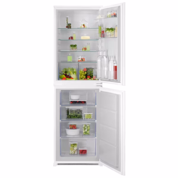 50/50 AEG OSC6L185ES Integrated Low Frost fridge freezer split 177.2cm