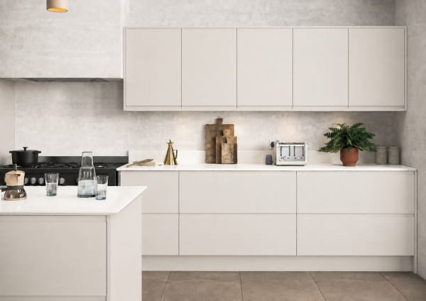Porcelain Handleless Matt Kitchen Units