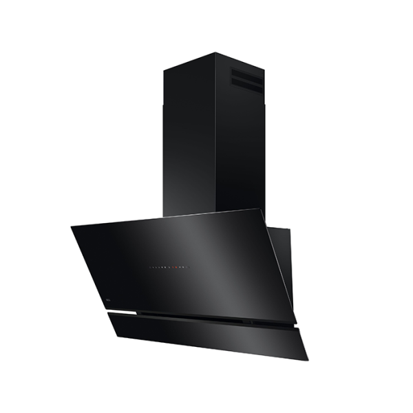 AEG NDV8791CB 90cm Black Glass + slim Stainless Steel Designer S