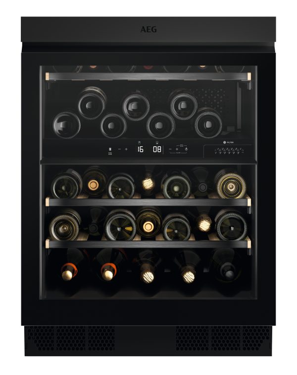 AEG AWUD040B8B 60cm Undercounter Dual Zone Wine Cabinet