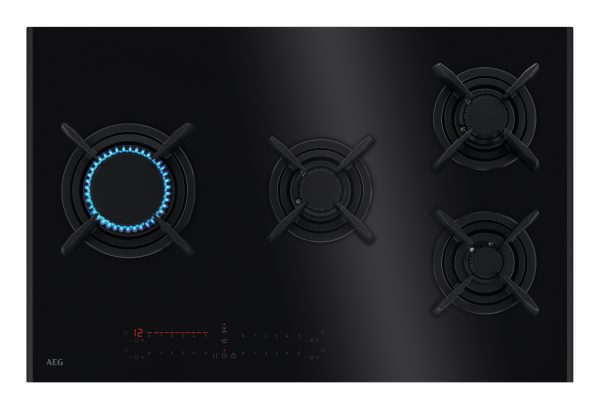 AEG HVB8453IB 80cm Touch Sure Gas on glass
