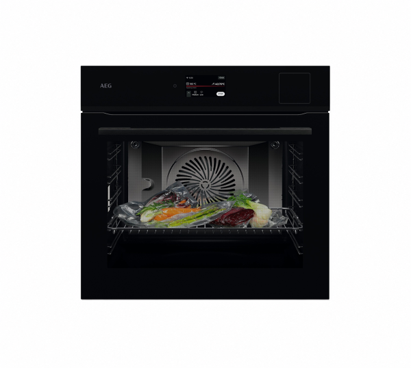 AEG NBP9S831AB Gloss Black SteamPro Multifunction Sous Vide oven