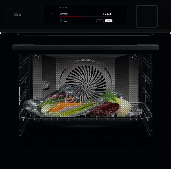 AEG NBP9S831AB Gloss Black SteamPro Multifunction Sous Vide oven