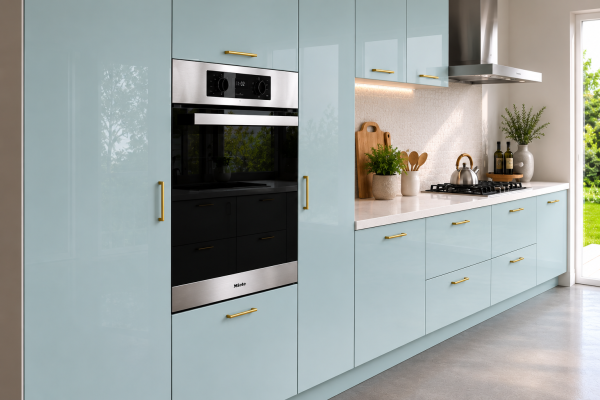 Stardust Gloss Acrylic Kitchen Units