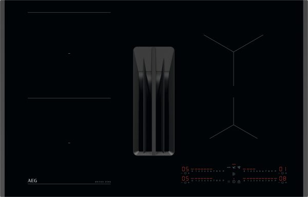 AEG TH84CB03FB 80cm Induction hob with Bridging zone and Extract