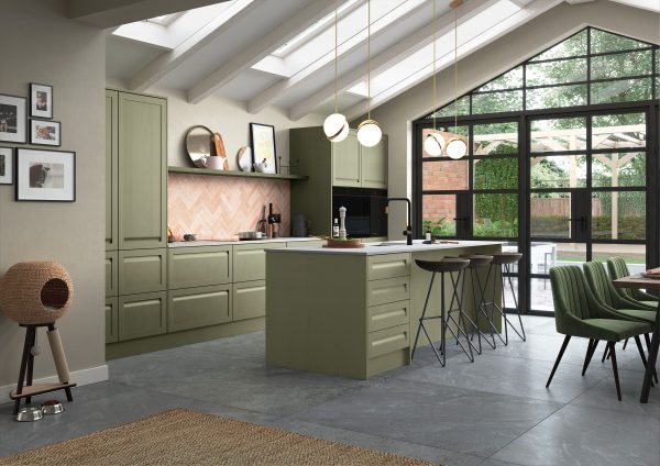 Harborne Cardamom Kitchen Units