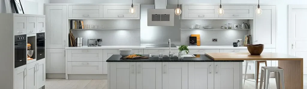 Luxury Shaker Light Grey Kitchen Doors