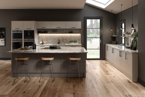 Pebble Matt Acrylic Kitchen Units