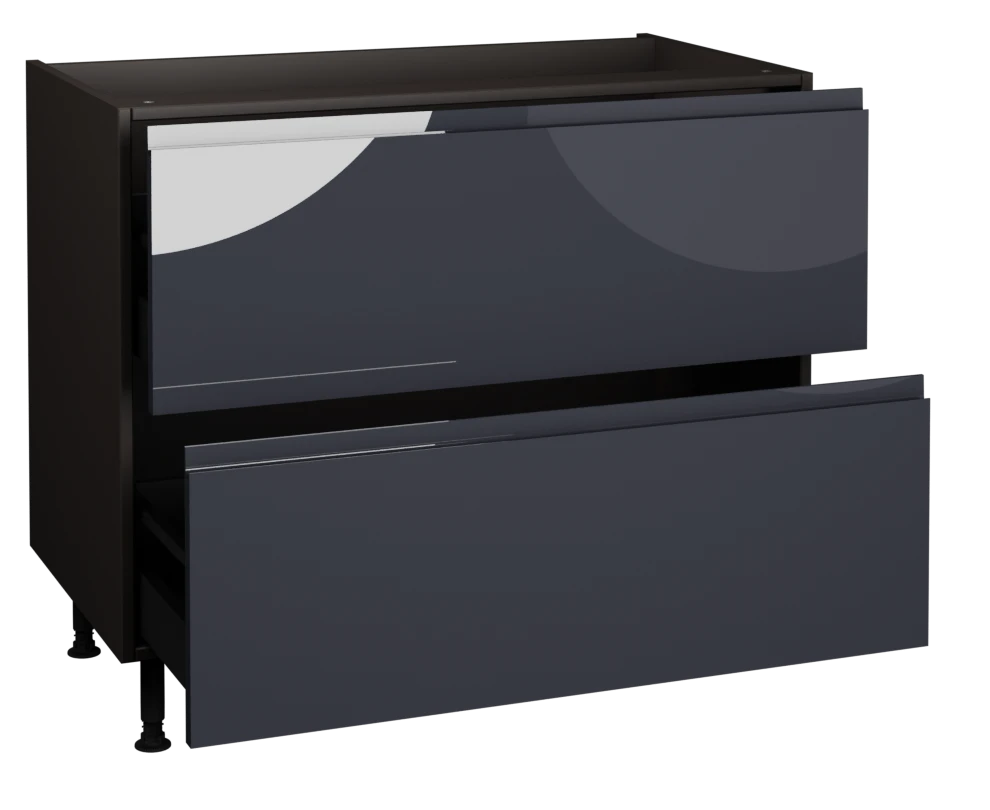 1000 2 Drawer Base