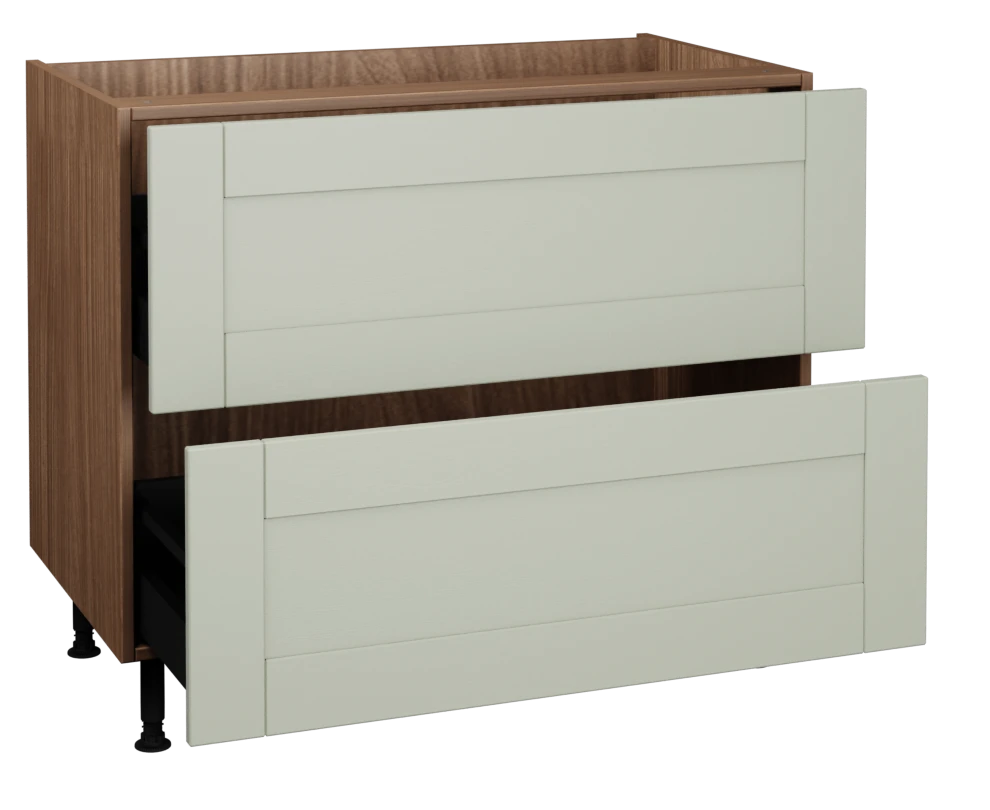 1000 2 Drawer Base