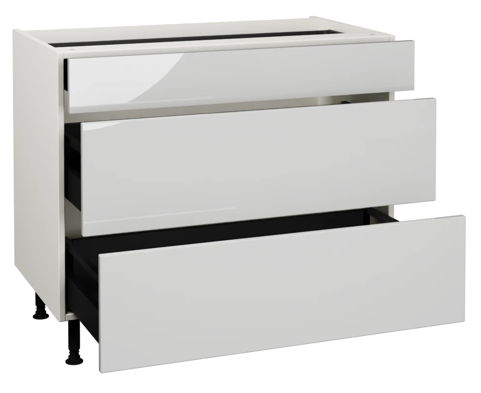 1000 3 Drawer Base