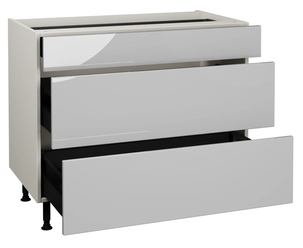 1000 3 Drawer Base