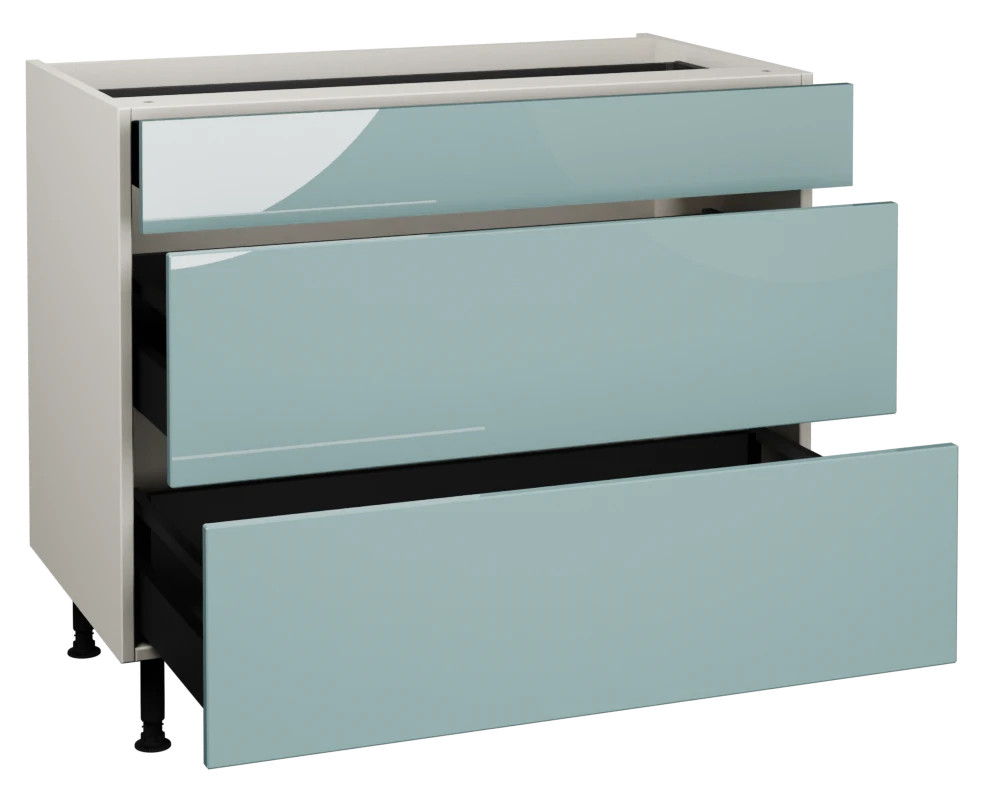 1000 3 Drawer Base