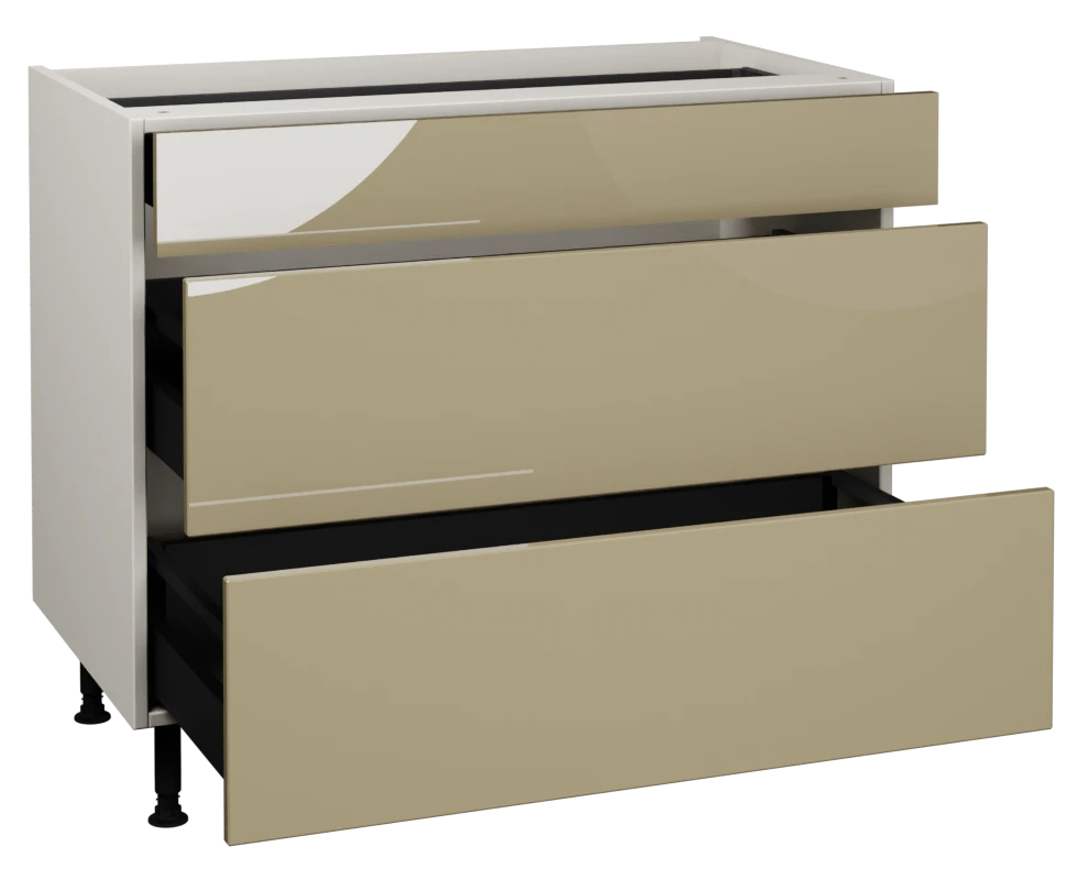 1000 3 Drawer Base