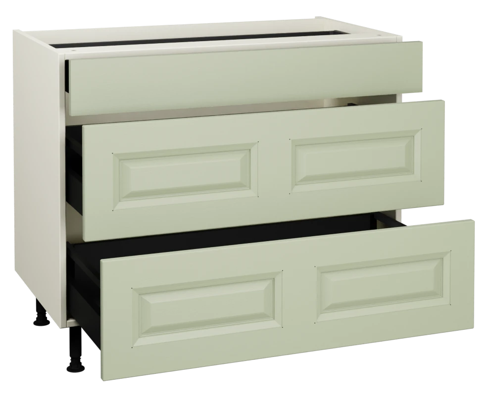 1000 3 Drawer Base