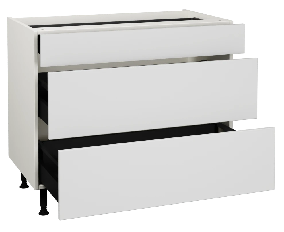 1000 3 Drawer Base