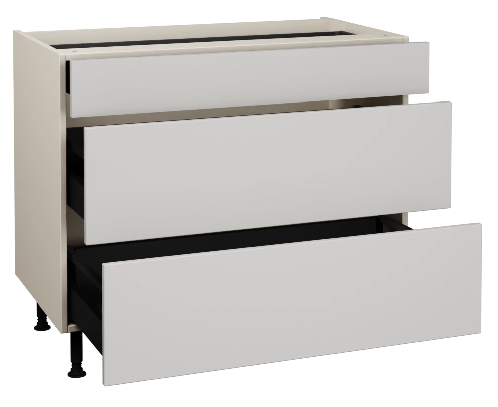1000 3 Drawer Base