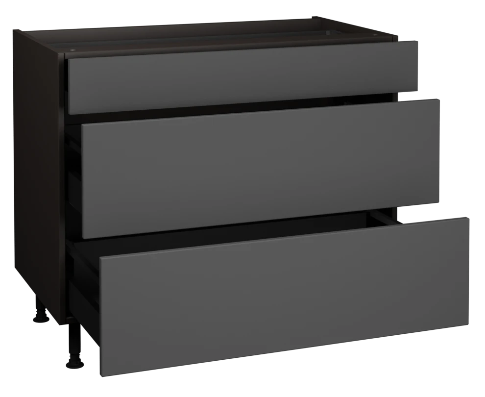 1000 3 Drawer Base