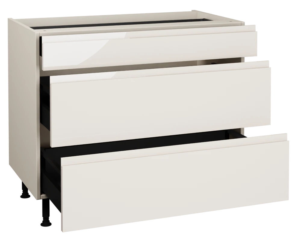 1000 3 Drawer Base