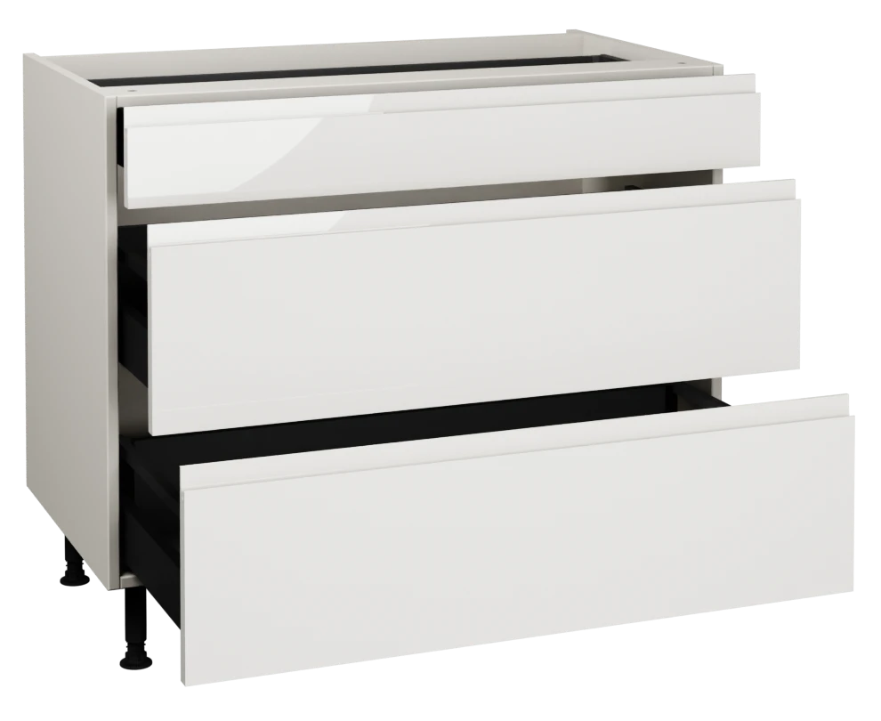 1000 3 Drawer Base