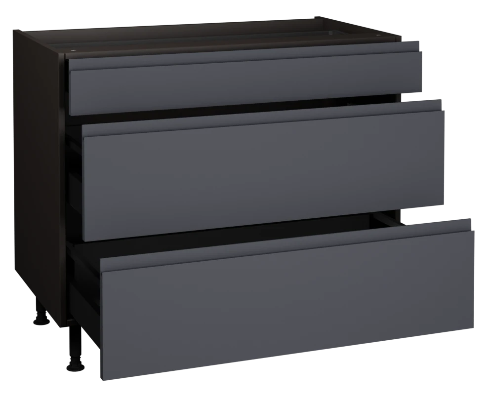 1000 3 Drawer Base