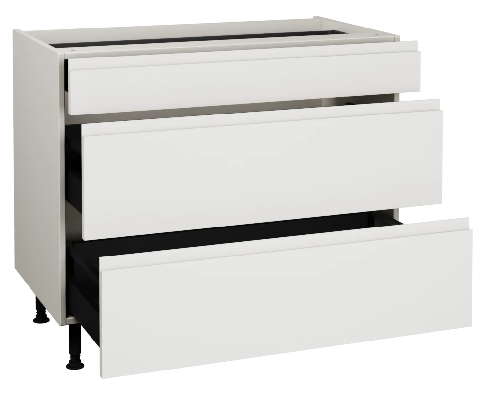 1000 3 Drawer Base
