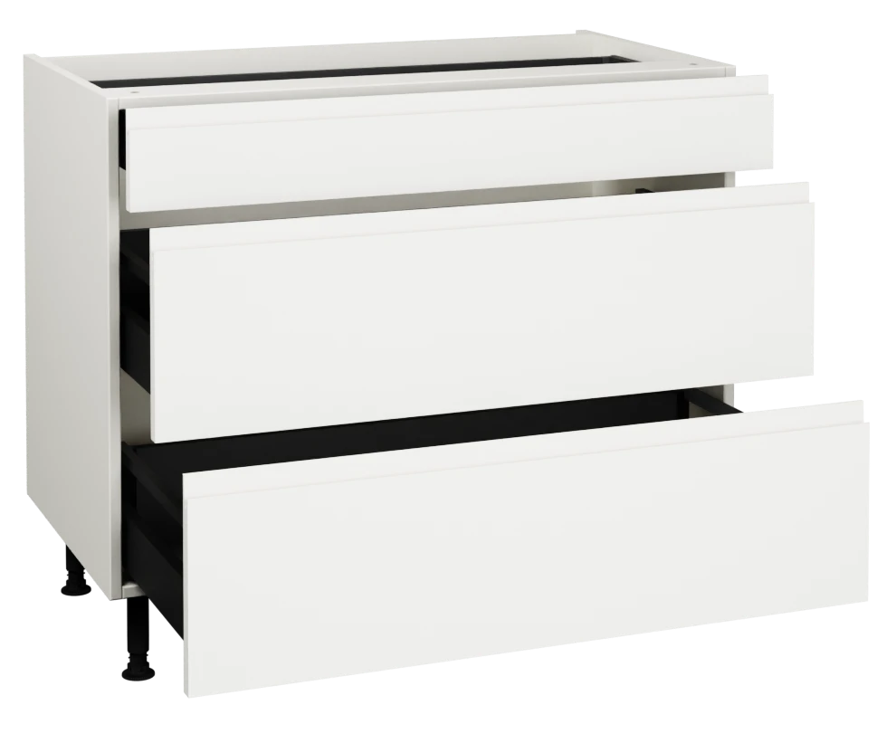 1000 3 Drawer Base