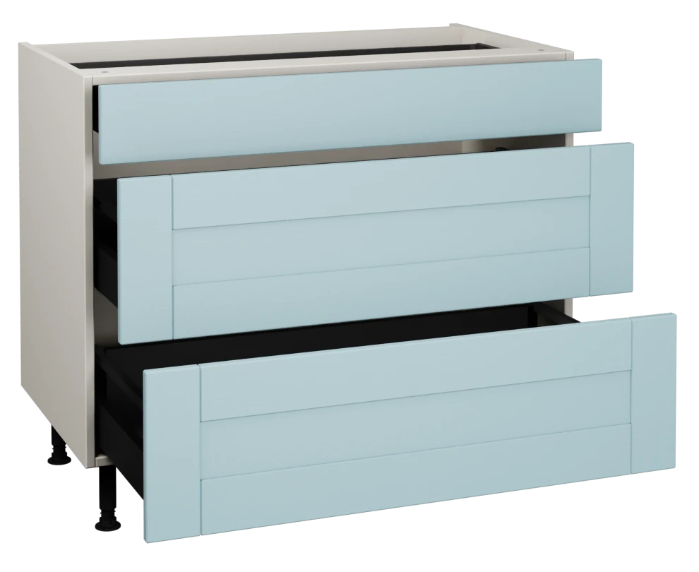 1000 3 Drawer Base