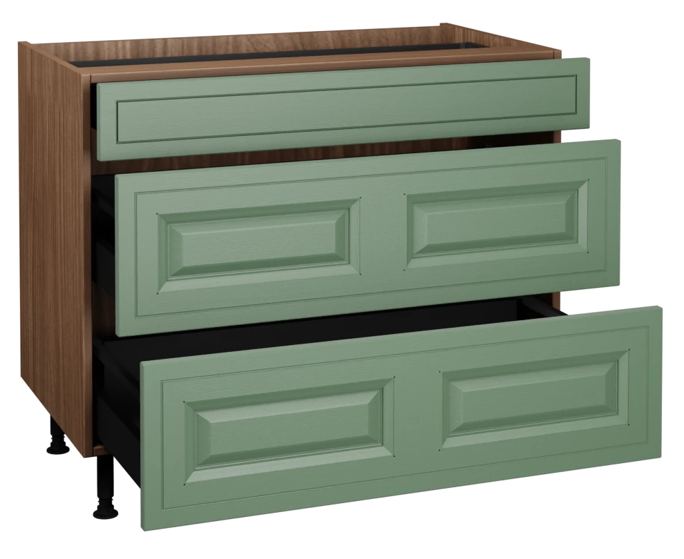 1000 3 Drawer Base