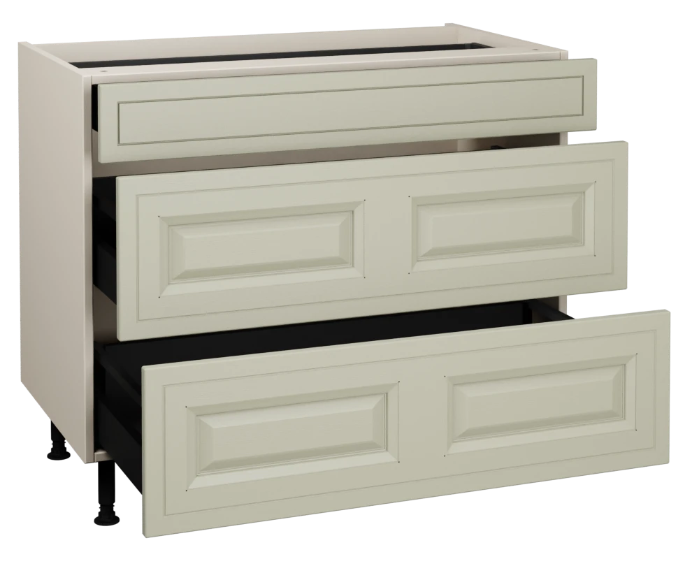 1000 3 Drawer Base