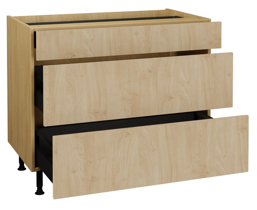 1000 3 Drawer Base